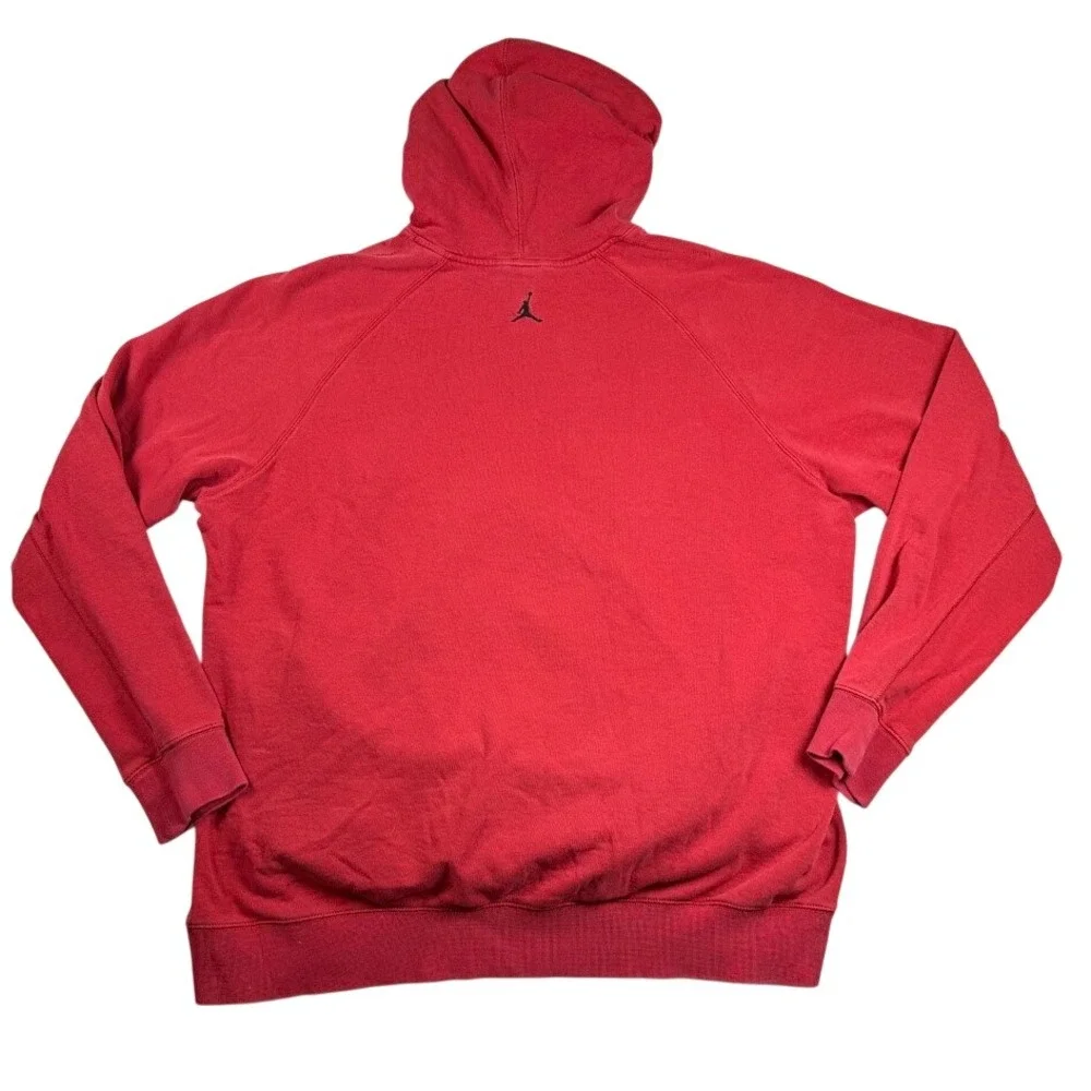 Jordan Jumpman Air Red Pullover Hoodie Mens XXL Fleece Sweatshirt Gym